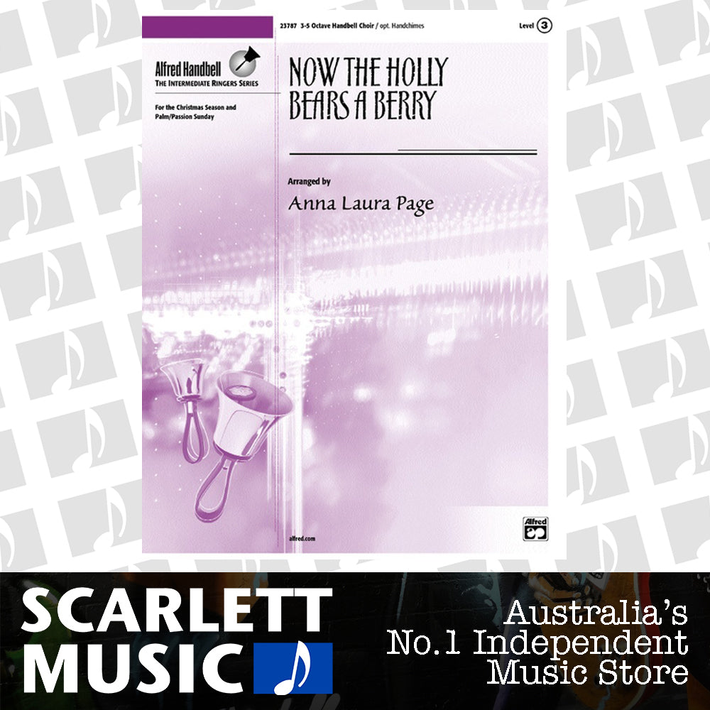 Now The Holly Bears A Berry Handbells — view 2
