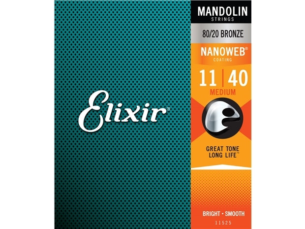 Elixir : #11525: Mandolin Nano Medium 11-40