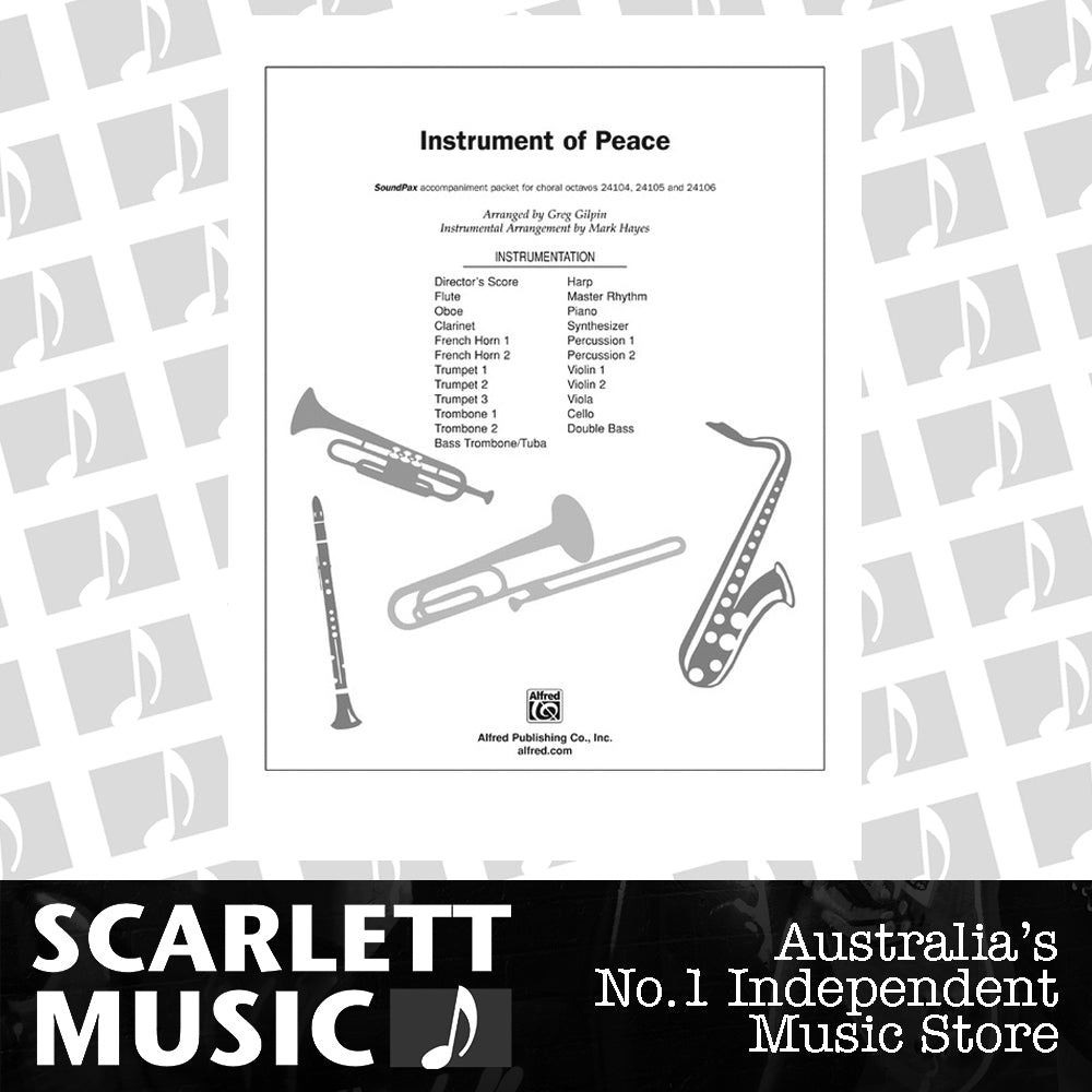 Instrument Of Peace Soundpax Arr Hayes — view 2