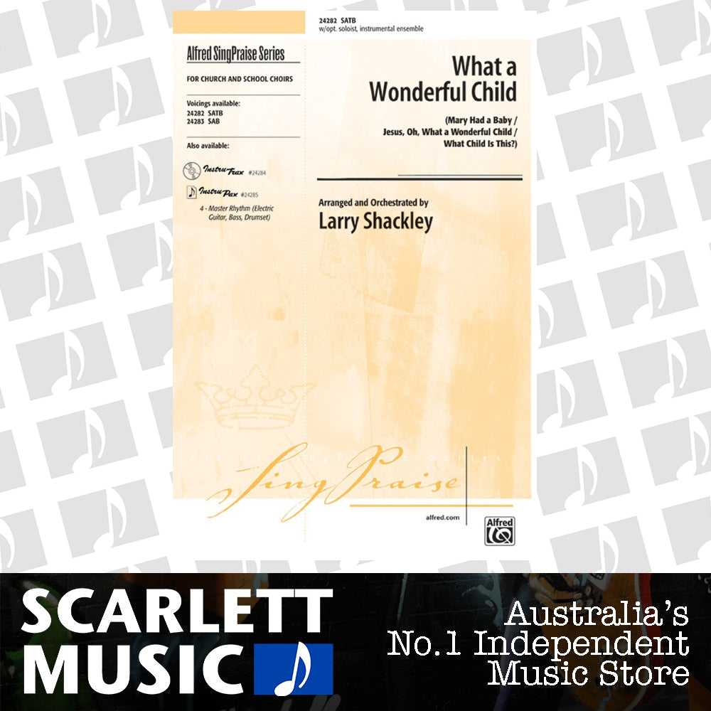 What a Wonderful Child SATB Arrangement by Shackley — view 2