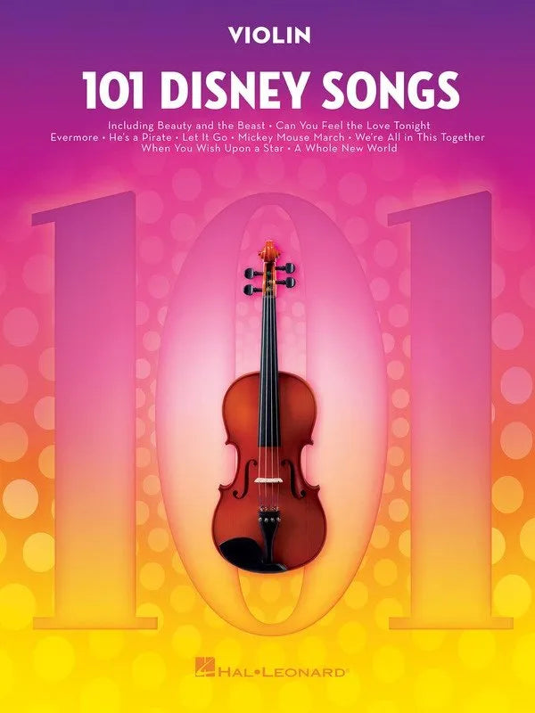 101 Disney Songs for Violin by Hal Leonard