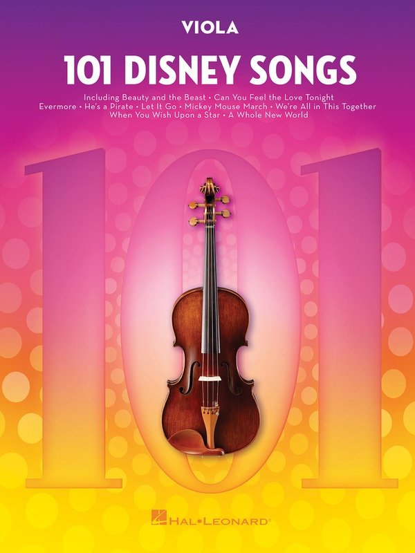 101 Disney Songs for Viola (Hal Leonard) — 101 Instrumental Folios