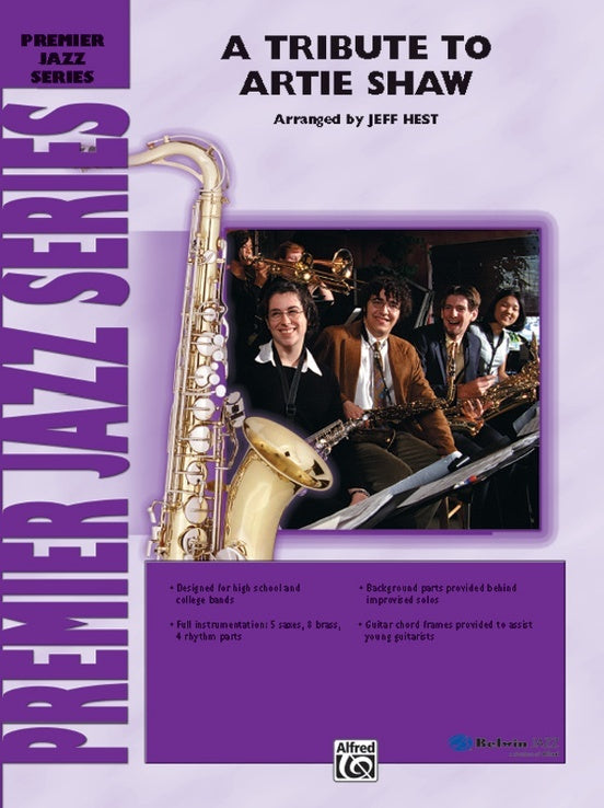 Tribute to Artie Shaw Jazz Ensemble Sheet Music Grade 4