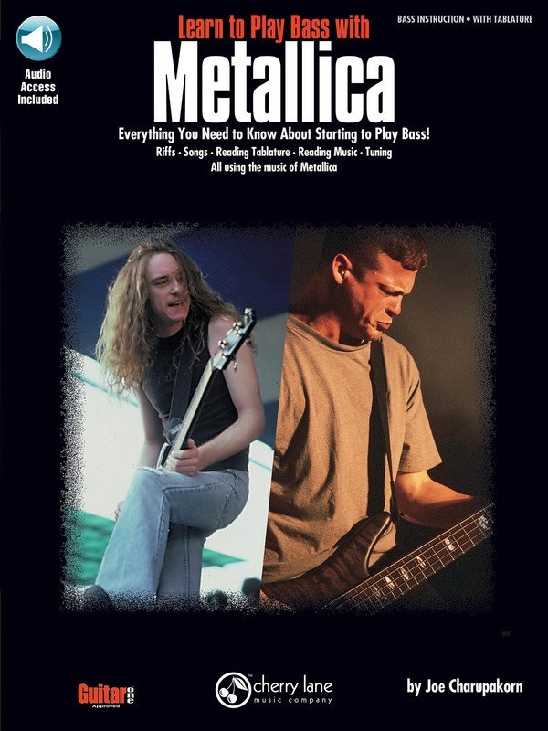 Learn to Play Bass with Metallica — Book/Online Audio, Guitar TAB (Cherry Lane Music)