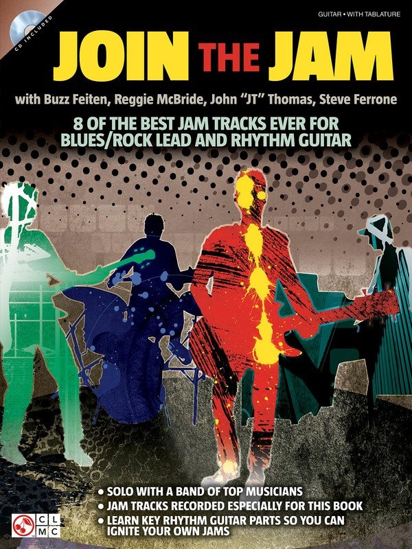 Join the Jam Backing Tracks: Blues & Rock — Guitar TAB, Book & CD (Cherry Lane Music)
