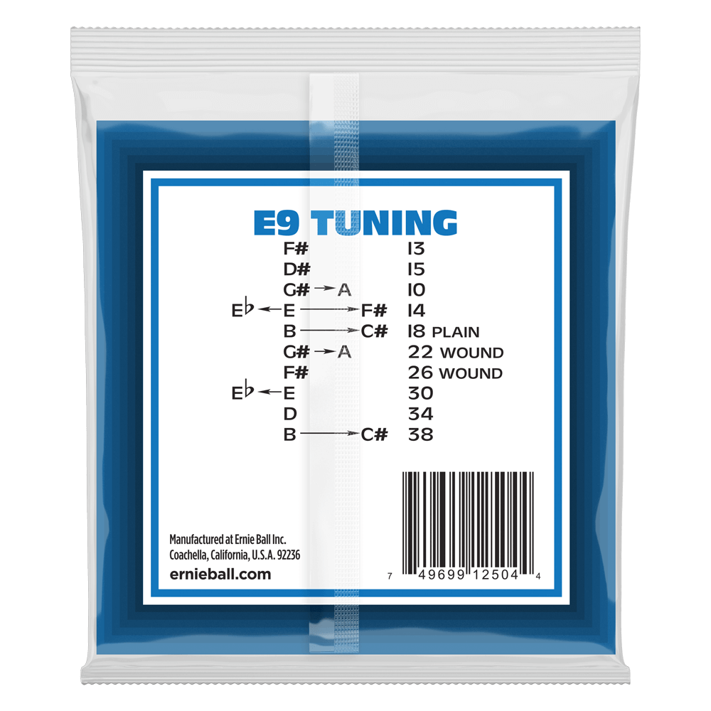 Ernie Ball Pedal Steel 10-String E9 Tuning Stainless Steel Wound Electric Guitar Strings — view 2