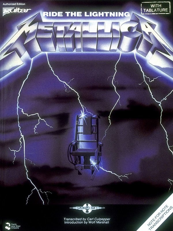 Metallica: Ride the Lightning — Guitar TAB with Lyrics & Chords (Cherry Lane Music, Play It Like It Is)