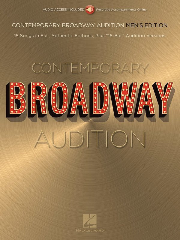 Contemporary Broadway Audition — Men's Edition, Book & Online Audio (Hal Leonard)