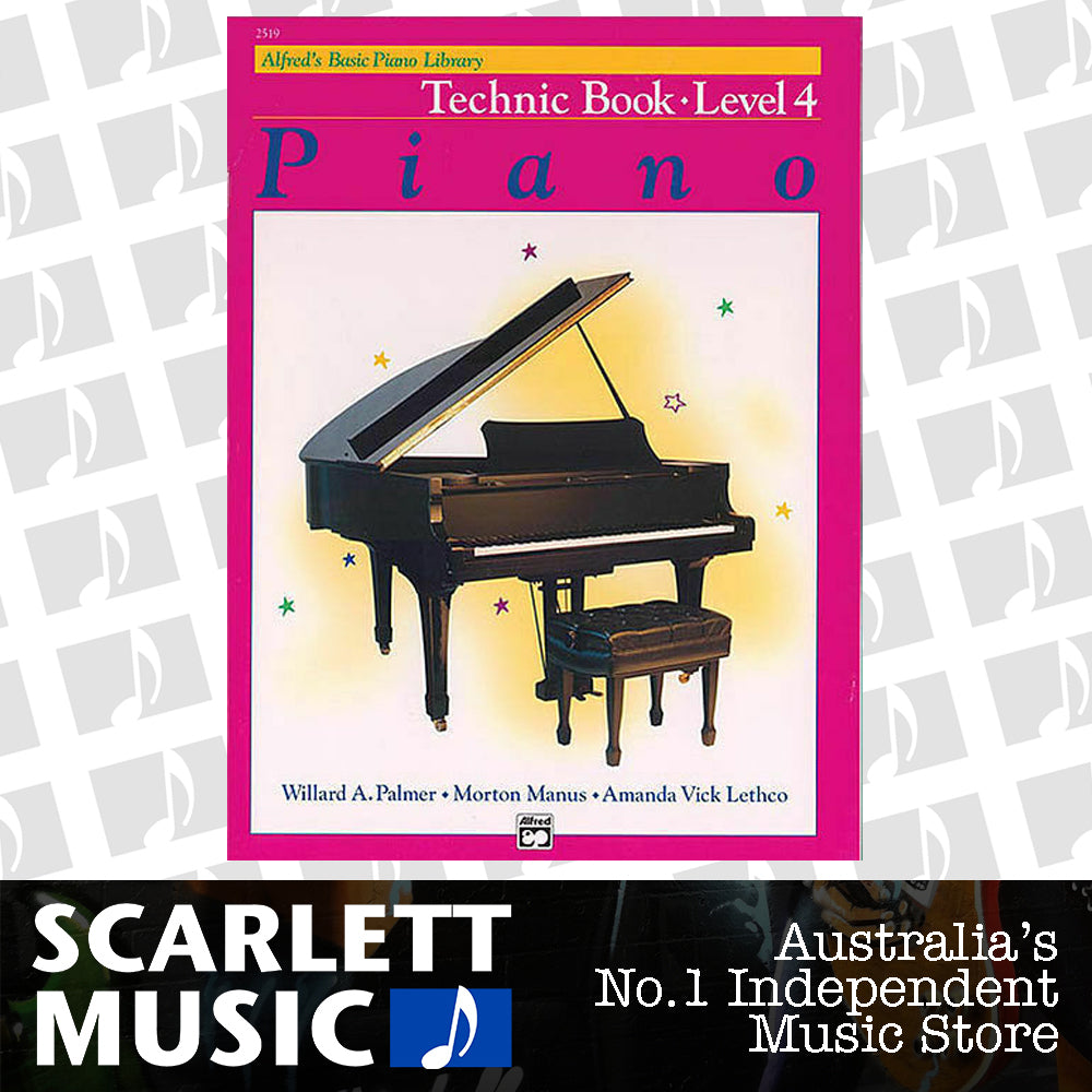 Alfred's Basic Piano Library Course: Technic Book, Level 4 / Four — view 2