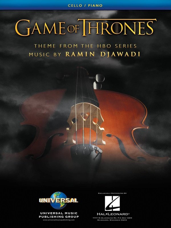 Game Of Thrones For Cello/Piano (Hal Leonard)