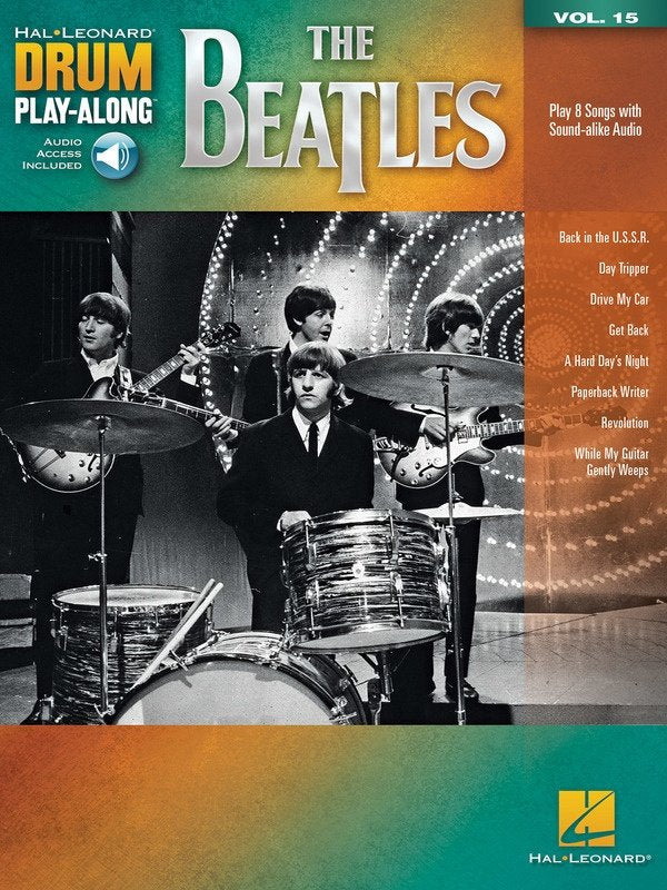 The Beatles — Drum Play-Along Vol. 15, Book & Online Audio (Hal Leonard)