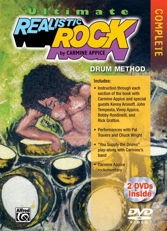 Ultimate Realistic Rock Drum Method - 2 DVDs