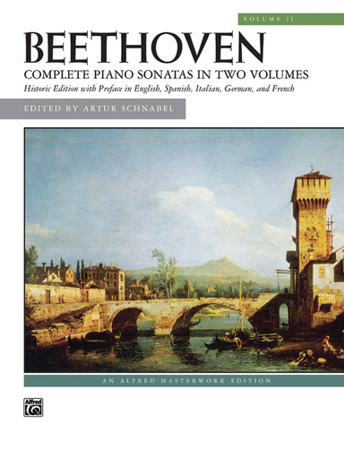 Beethoven Piano Sonatas Volume 2 - Re-engraved Editions by Artur Schnabel