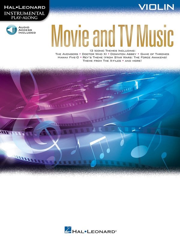 Movie and TV Music — Violin, Book/Online Audio (Hal Leonard)