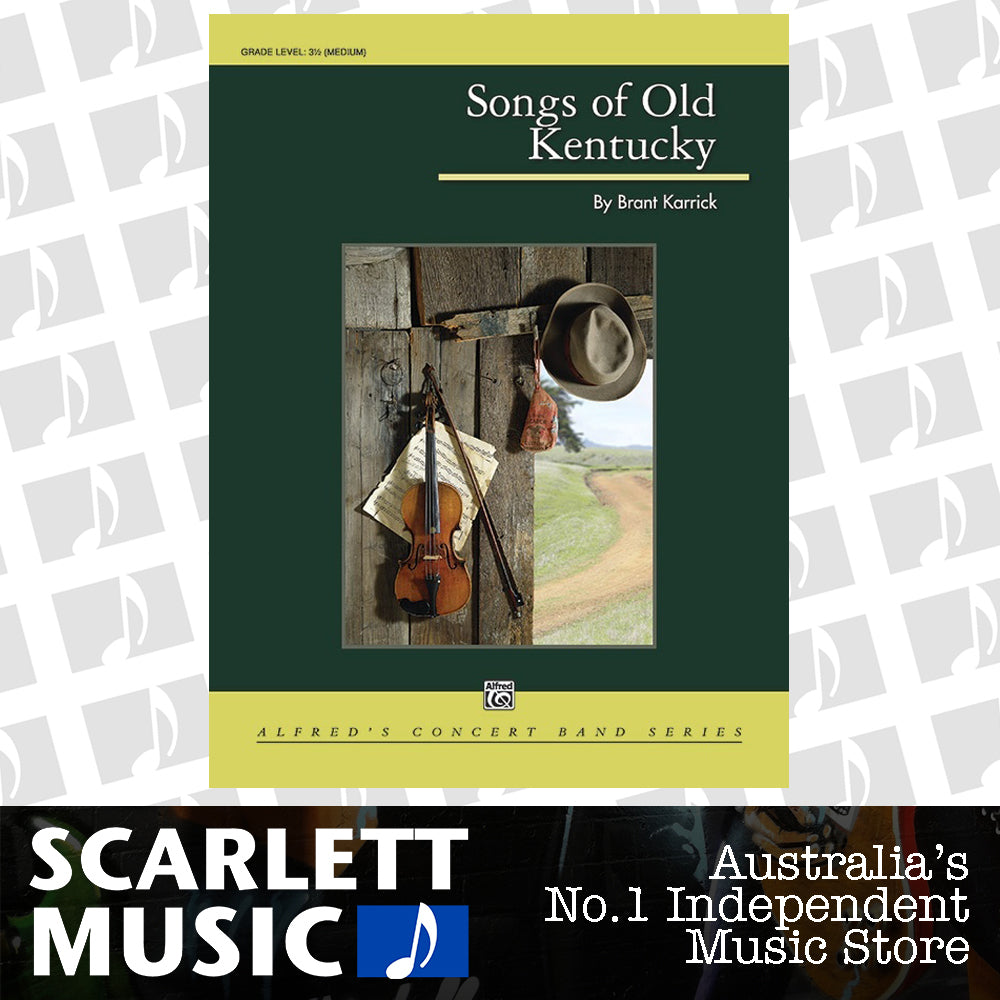 Songs of Old Kentucky Concert Band Sheet Music Grade 3.5 — view 2