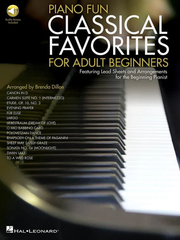 Piano Fun - Classical Favorites for Adult Beginners Book with Accompaniments