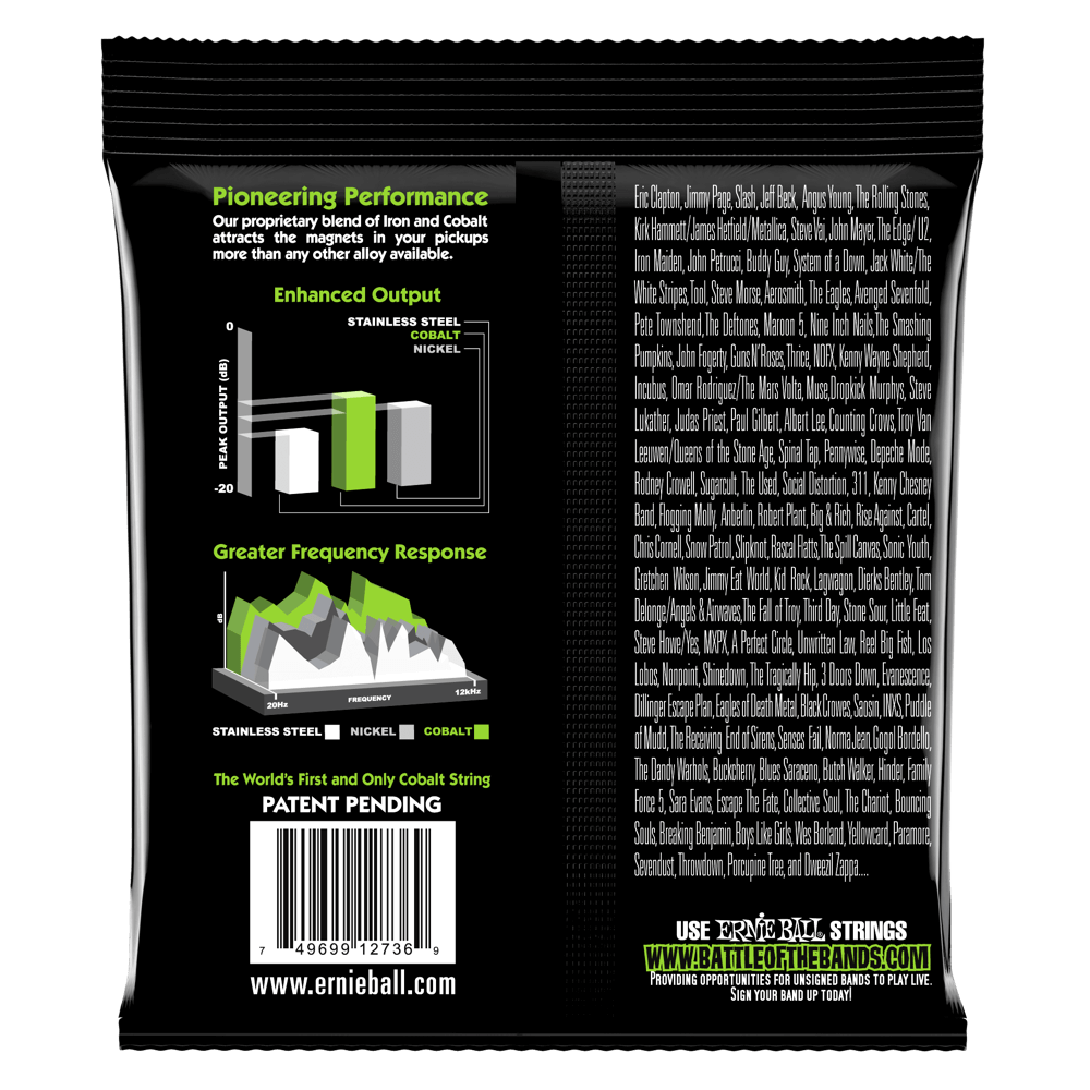 Ernie Ball Bass 5 Slinky Cobalt Electric Bass Strings, 45-130 Gauge — view 2