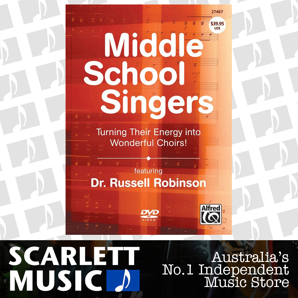 Middle School Singers DVD — view 2