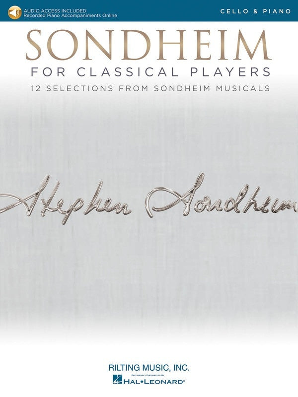 Sondheim For Classical Players Cello/Piano Book/Online Audio — view 2
