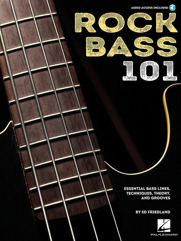 Rock Bass 101 — Book/Online Audio (Hal Leonard)