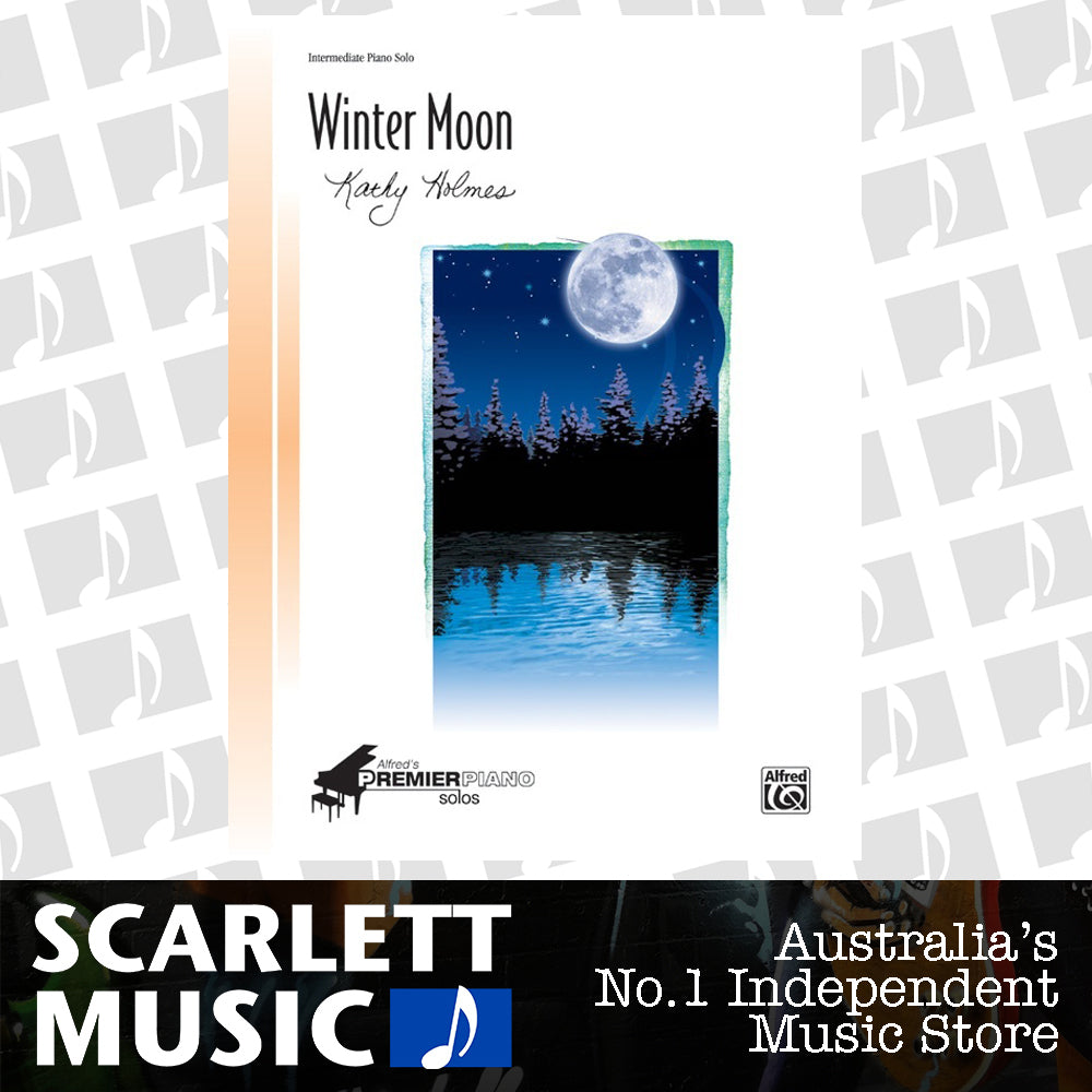 Winter Moon Intermediate Piano Solo Sheet Music — view 2