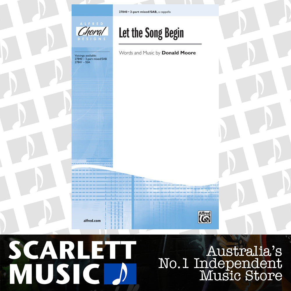 Let The Song Begin 3 Part/Sab — view 2