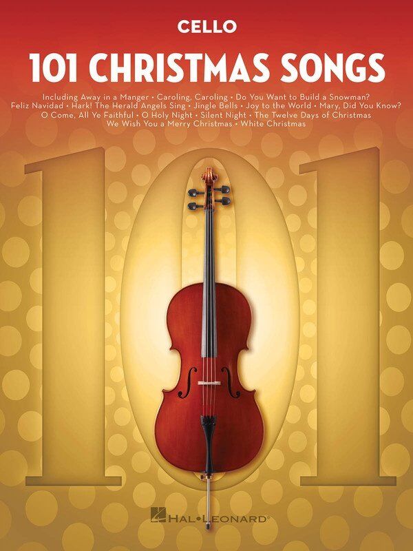 101 Christmas Songs for Cello - Hal Leonard, 96 Pages, Melody Line, Strings Category