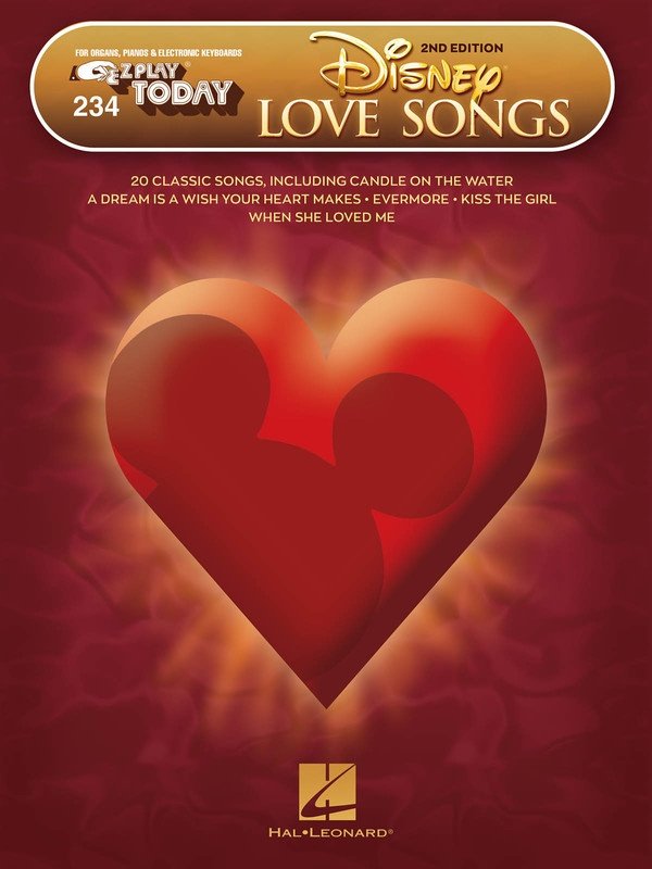 Disney Love Songs, 2nd Edition — E-Z Play Today Vol. 234 (Hal Leonard)