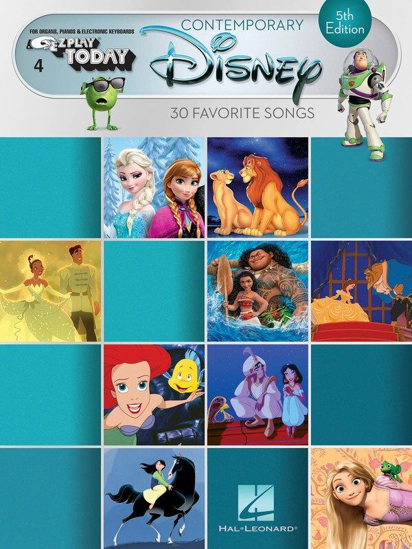Contemporary Disney 5th Edition EZ Play 3 Keyboard Songbook