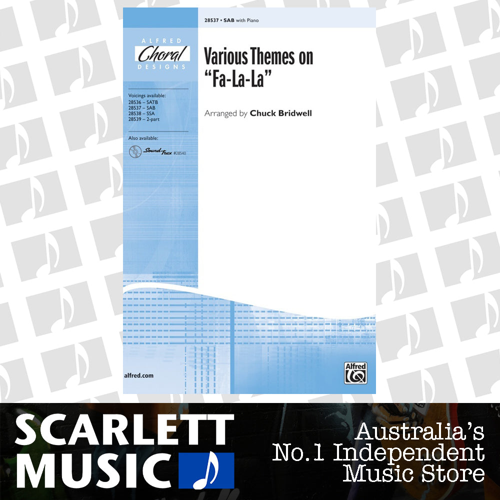 Various Themes on Fa La La SAB Choral Sheet Music — view 2