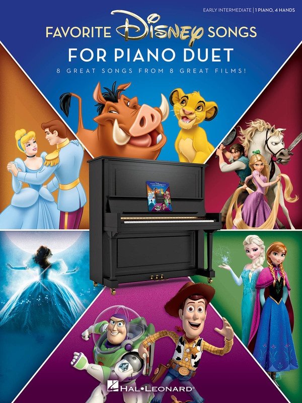 Favorite Disney Songs For Piano Duet (Hal Leonard)