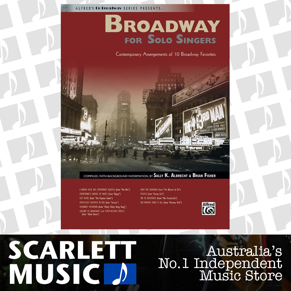 Broadway For Solo Singers Book — view 2
