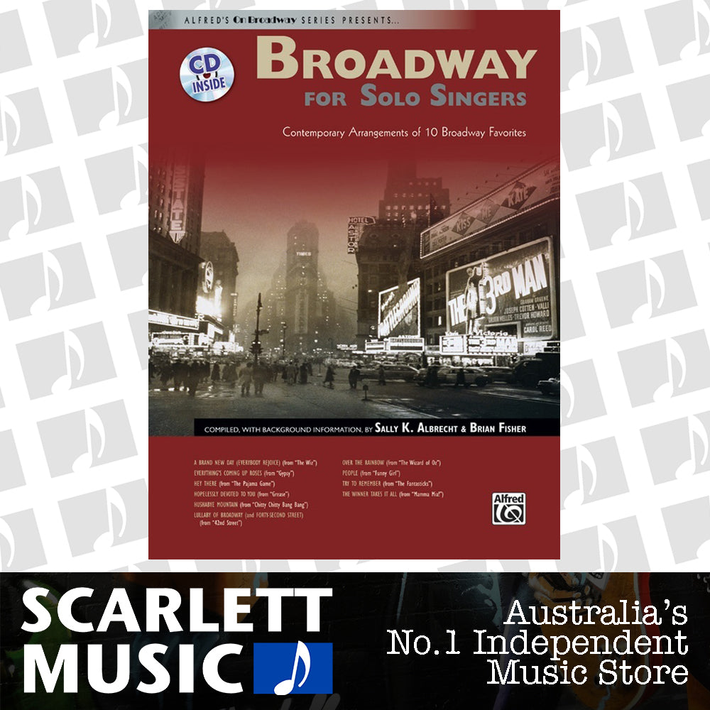 Broadway For Solo Singers Book/CD — view 2