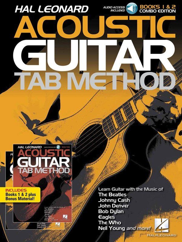 Hal Leonard Acoustic Guitar Tab Method Combo Edition BK/OLA