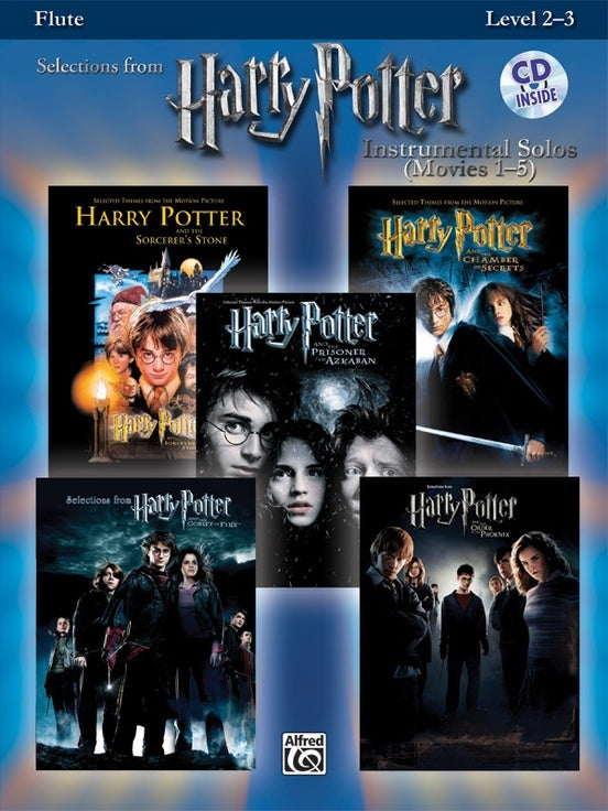 Harry Potter Solos Movies 1-5 Flute Book/CD