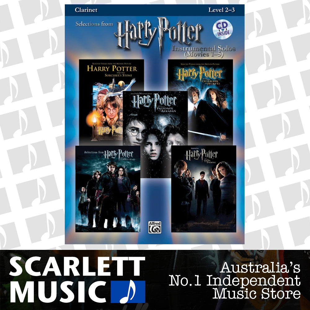 Harry Potter Solos Movies 1-5 Clarinet Book/CD — view 2
