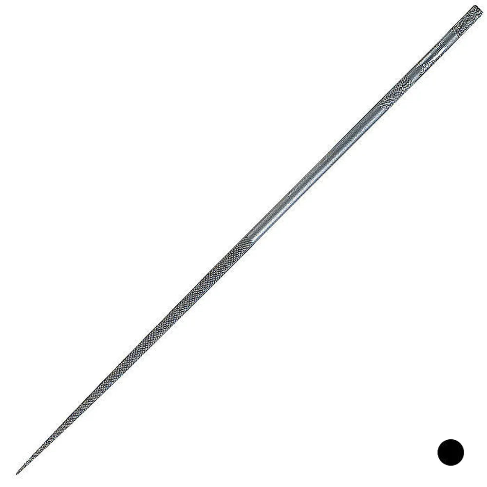 Grobet Round File 3mm x 75mm Fine Swiss Made
