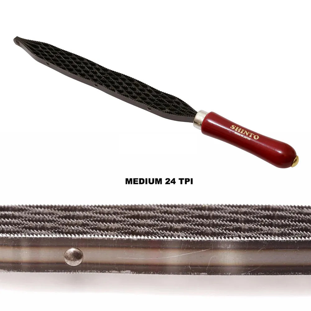 Saw Rasp L - 250mm Medium/Fine Blade for Timber, Plywood, Plastics, Leather, Plasterboard