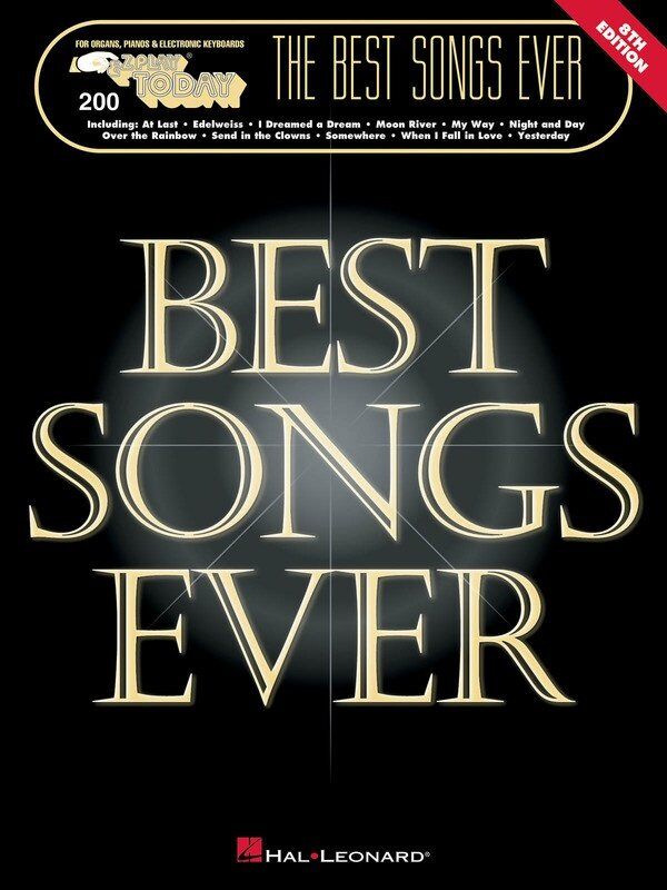 The Best Songs Ever 8th Edition E-Z Play Keyboard Music Book