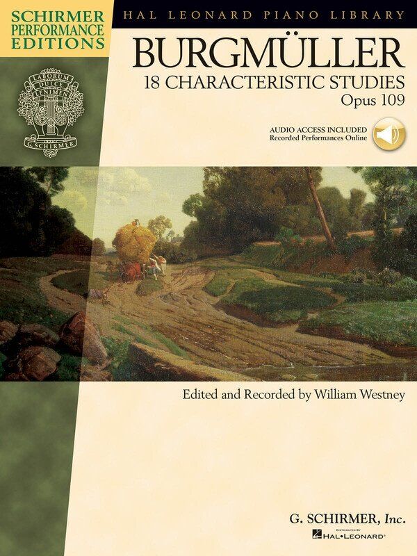 Burgmüller 18 Characteristic Studies Op. 109 Piano Solo Sheet Music