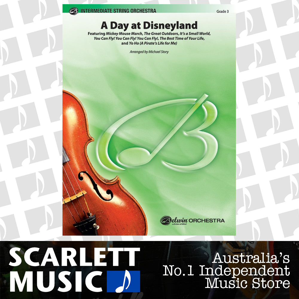 A Day At Disneyland String Orchestra Sheet Music Grade 3 — view 2