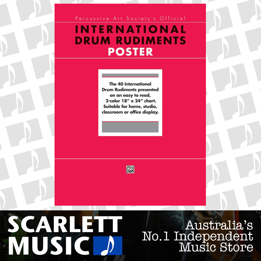 International Drum Rudiments Poster — view 2