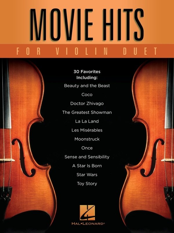 Movie Hits For Violin Duet (Hal Leonard)