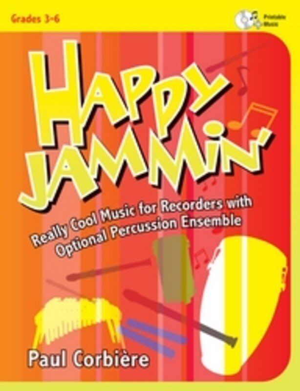 Happy Jammin Recorders with Optional Percussion Ensemble BK/CD