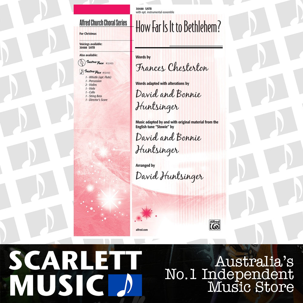 How Far Is It To Bethlehem SATB — view 2