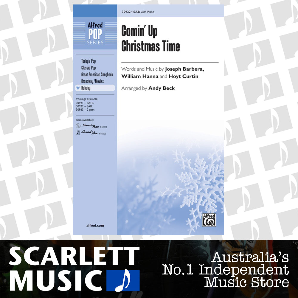Comin' Up Christmas Time SAB — view 2