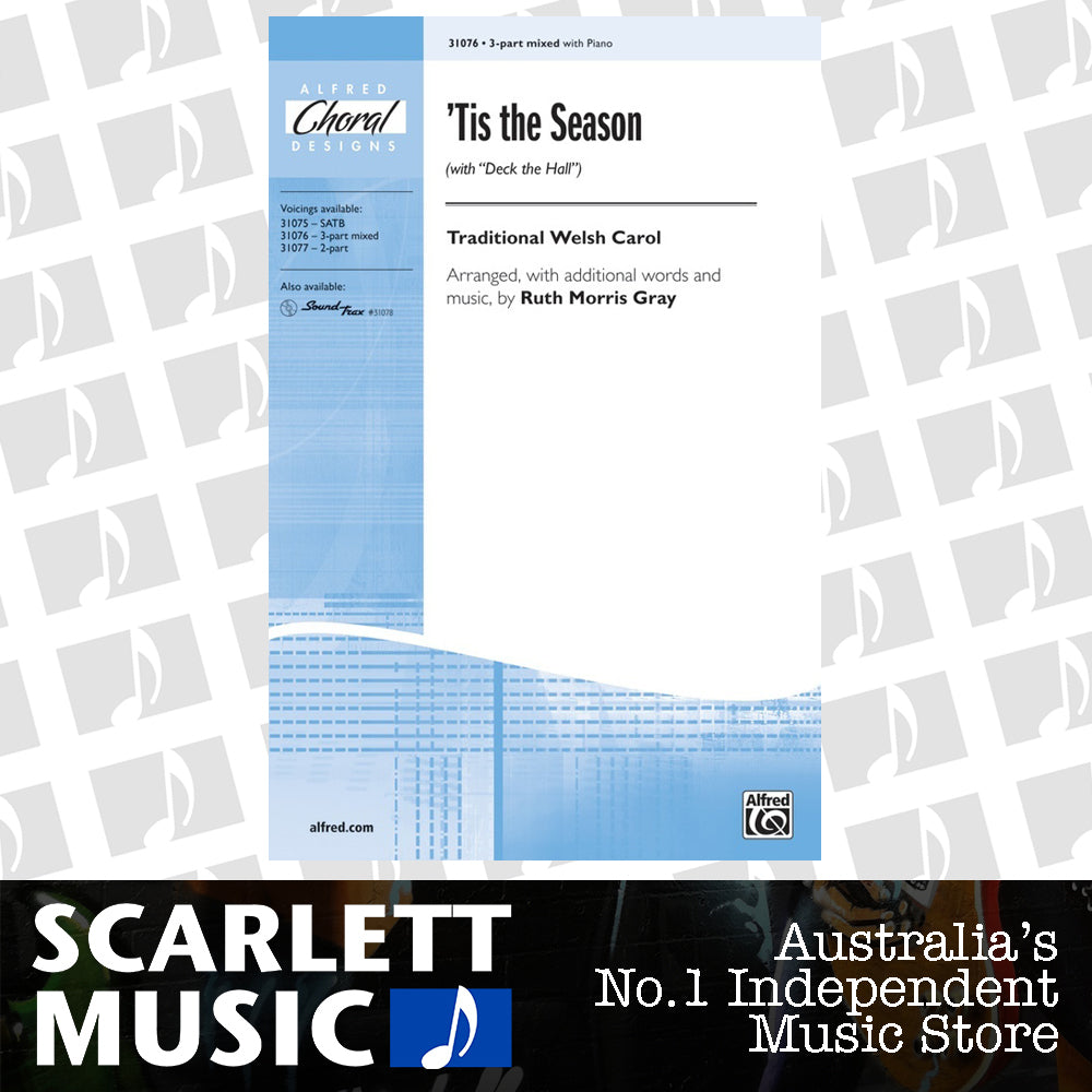 'Tis the Season SAB Choral Sheet Music for 3 Part Mixed Voices — view 2