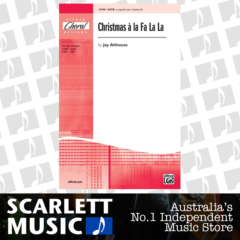 Christmas A La Fa La La SATB — view 2