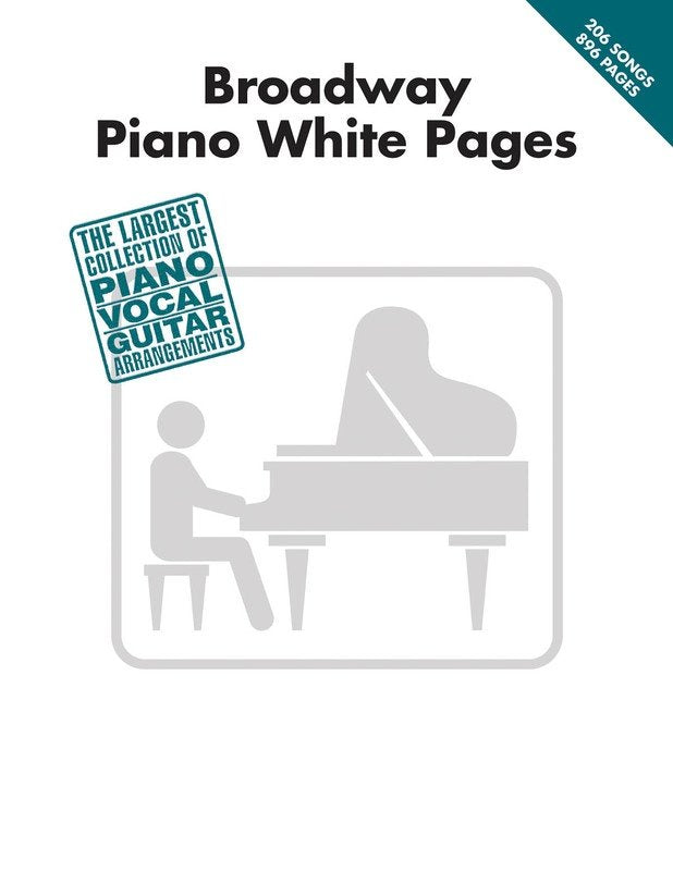 Broadway Piano White Pages — Piano/Vocal/Guitar (Hal Leonard)