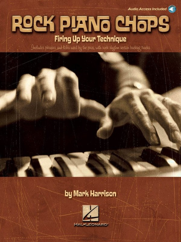 Rock Piano Chops Firing Up Your Technique Bk/Ola (Hal Leonard)